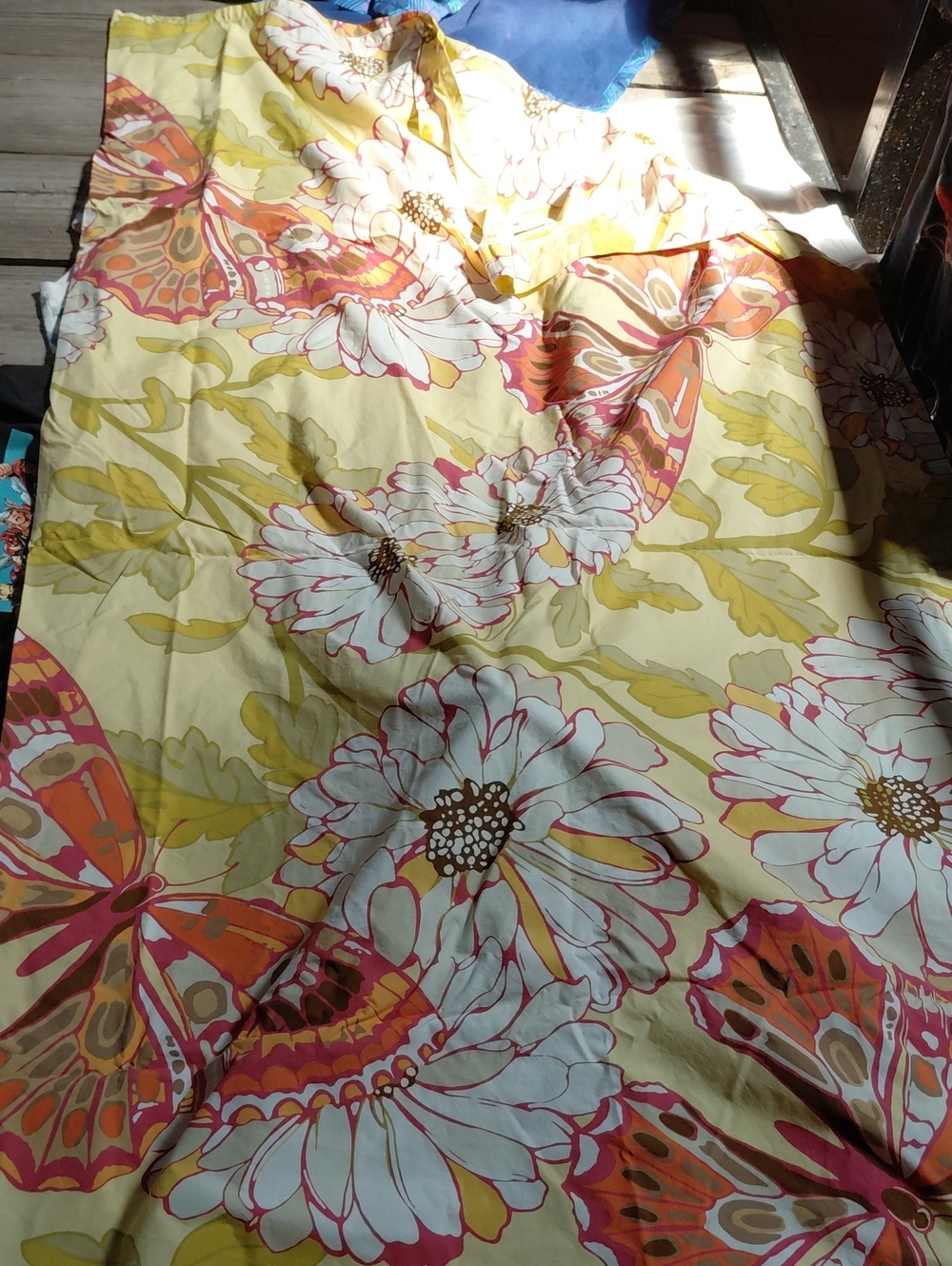 Vintage Pottery Barn Shower Curtain